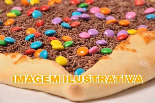 Pizza doce quadrada